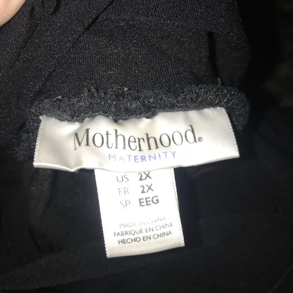 Motherhood Maternity Black Pants - Picture 2 of 2